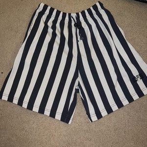 Paris sport club striped shorts